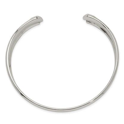 Sterlingsilber 15mm Manschette Armreif