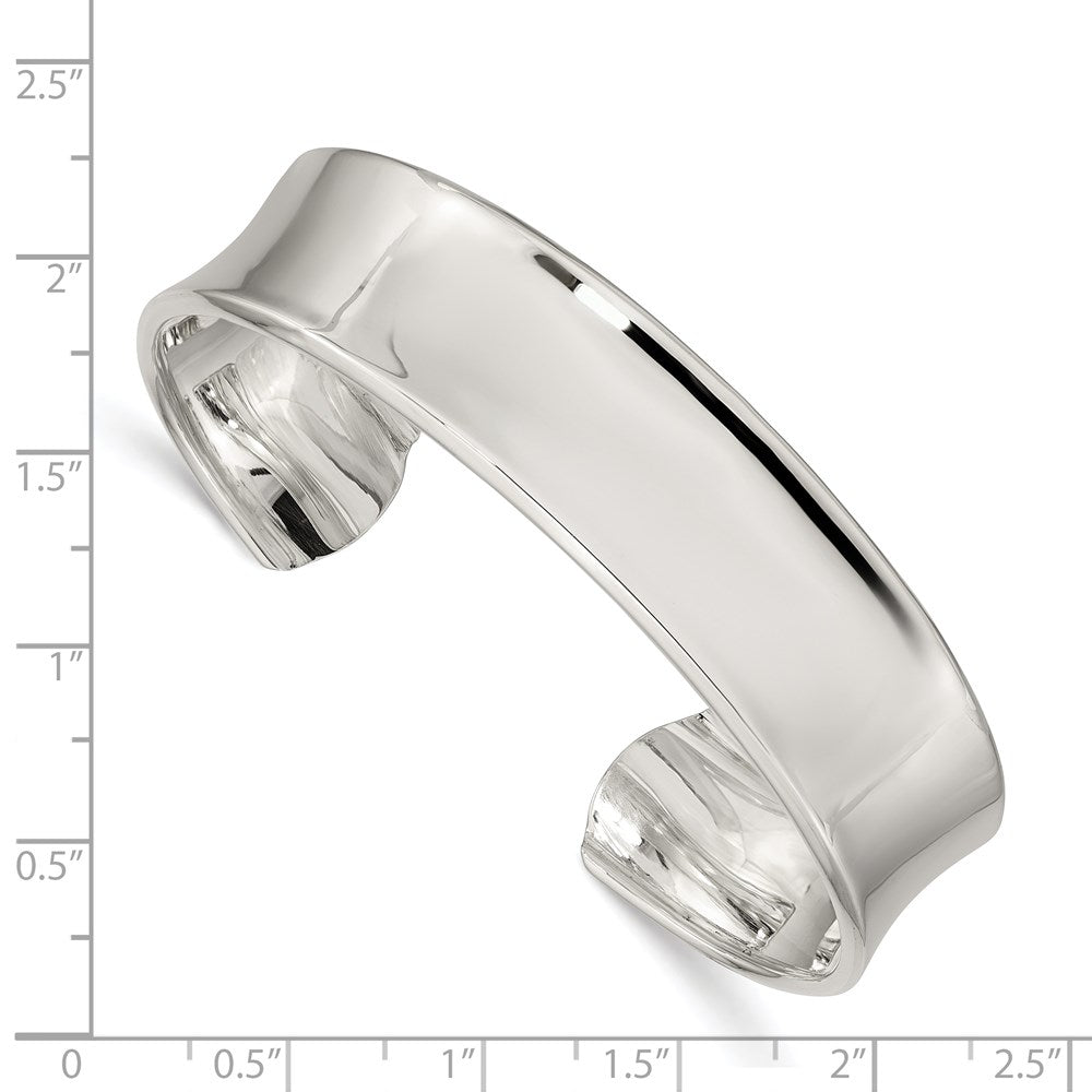 Sterlingsilber 15mm Manschette Armreif