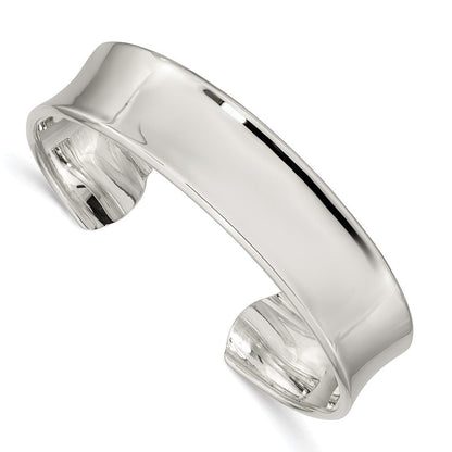 Sterlingsilber 15mm Manschette Armreif