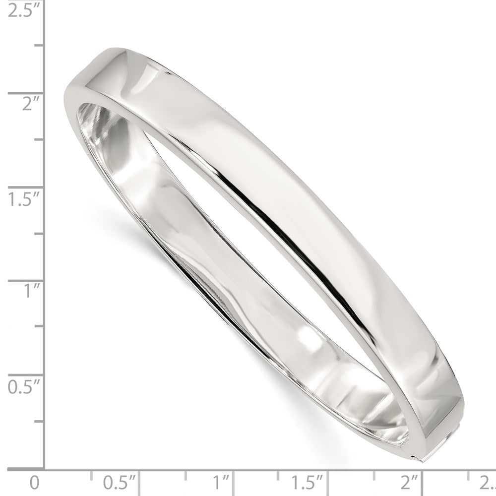 Sterlingsilber 8.00mm Klappbar Armreif