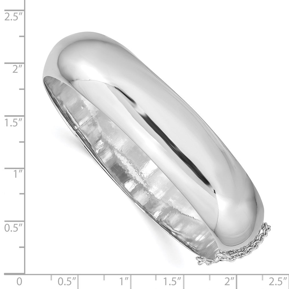 Sterlingsilber Rhodiniert 15mm Fantasie Klappbar Armreif Armband