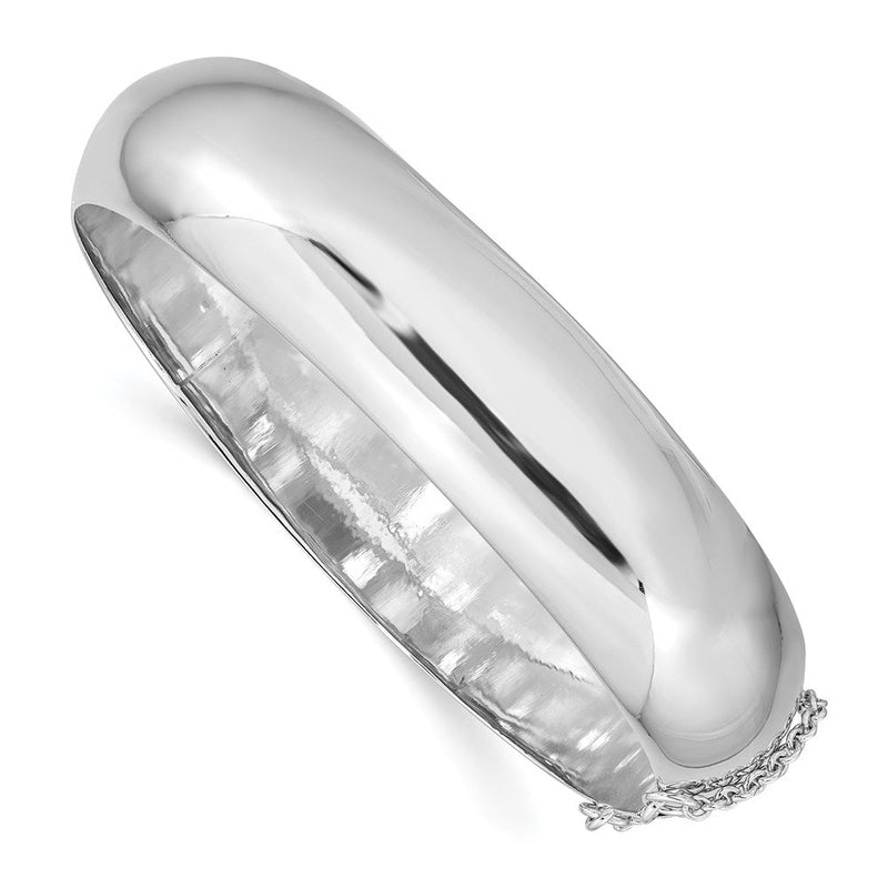 Sterlingsilber Rhodiniert 15mm Fantasie Klappbar Armreif Armband