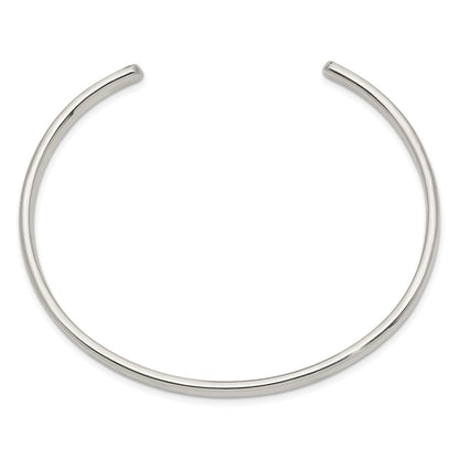Sterlingsilber 4mm Manschette Armreif