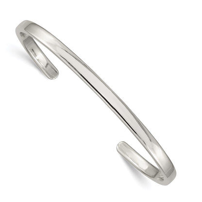 Sterlingsilber 4mm Manschette Armreif