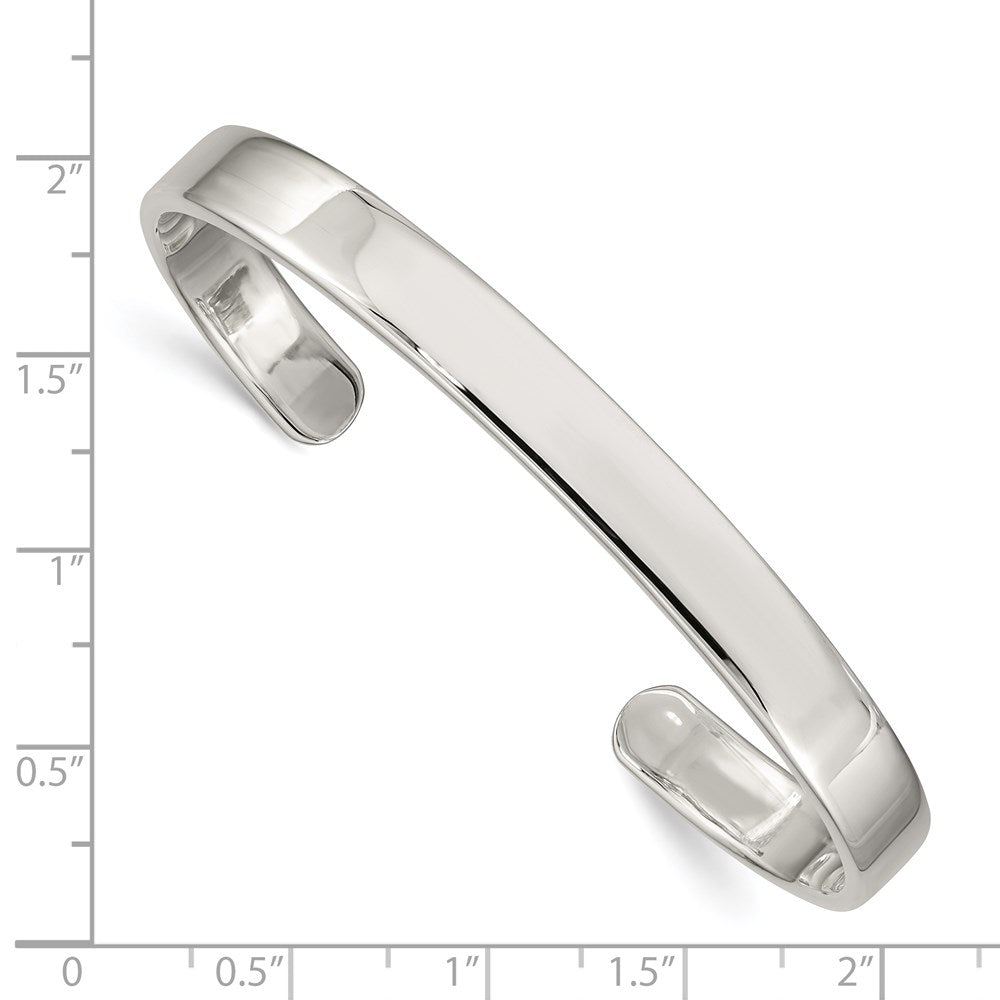 Sterlingsilber 7mm Manschette Armreif