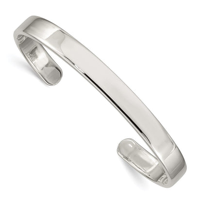Sterlingsilber 7mm Manschette Armreif