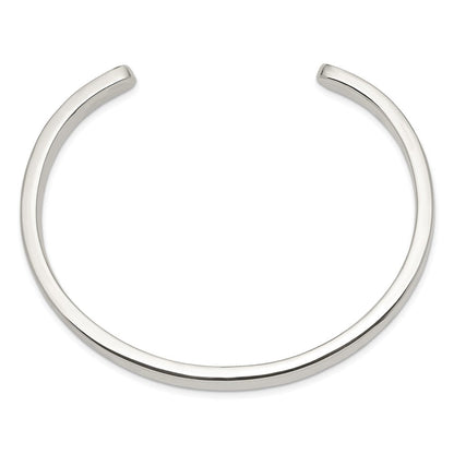 Sterlingsilber 5mm Manschette Armreif