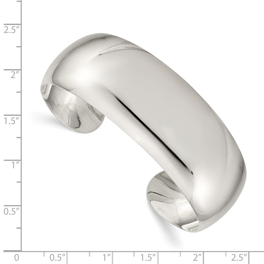 Sterlingsilber 21mm Manschette Armreif