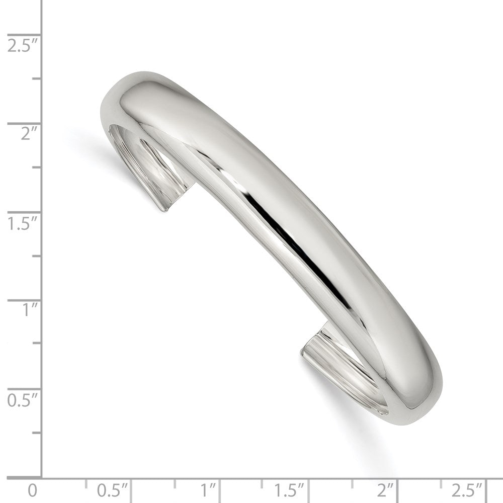 Sterlingsilber 9mm Manschette Armreif