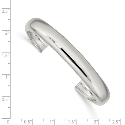 Sterlingsilber 9mm Manschette Armreif