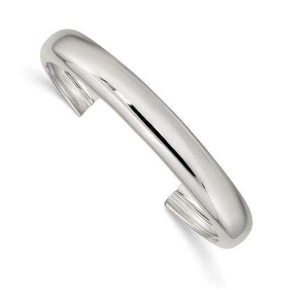 Sterlingsilber 9mm Manschette Armreif