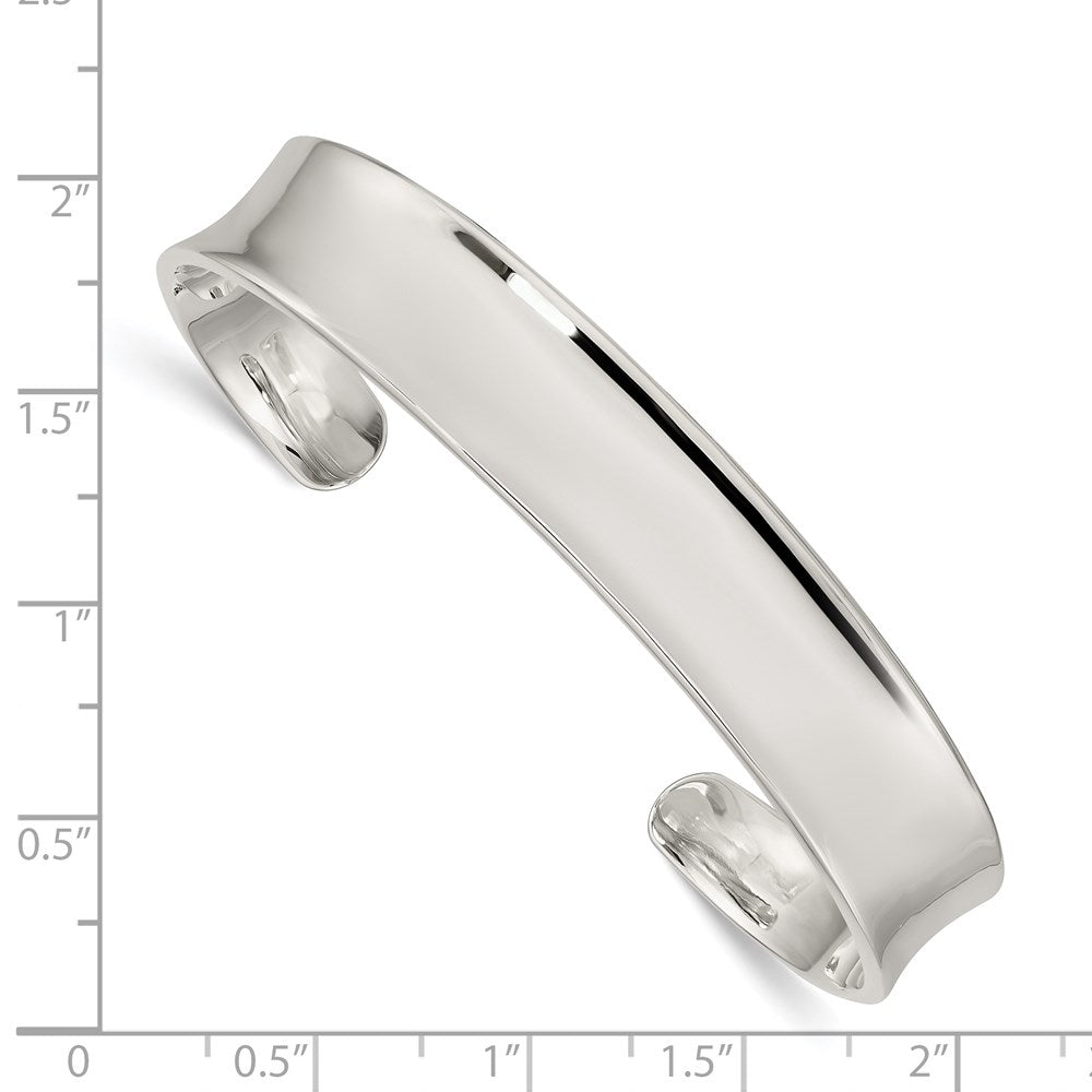 Sterlingsilber 10mm Manschette Armreif