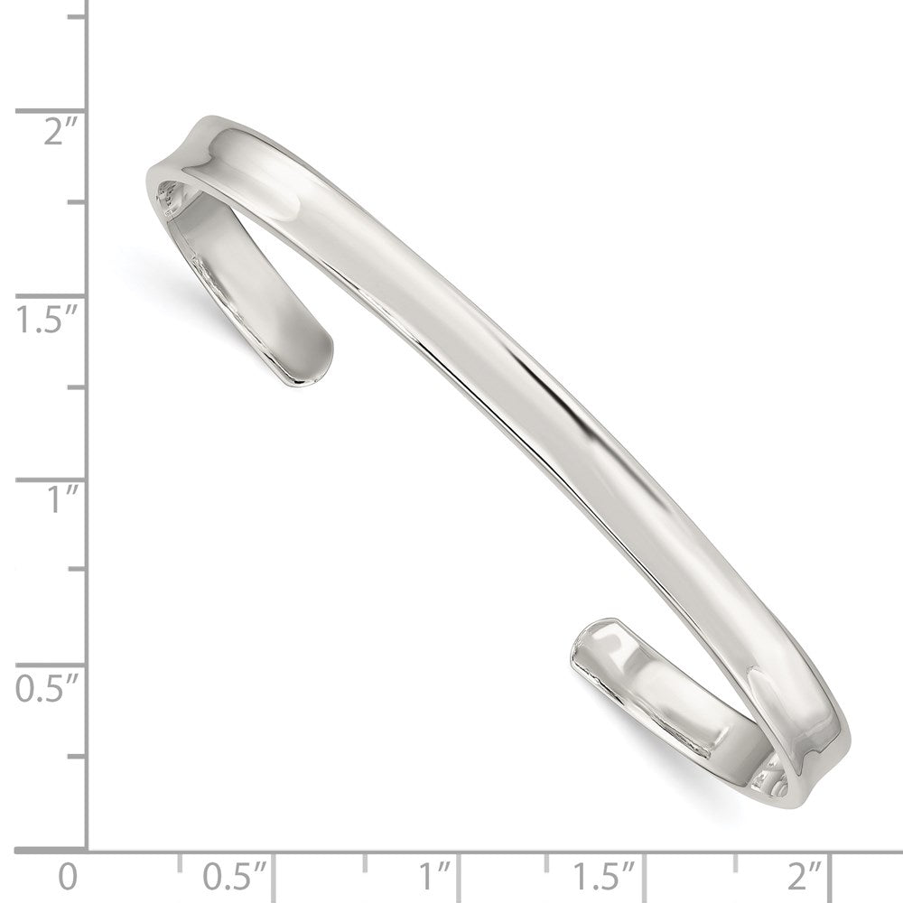 Sterlingsilber 5mm Manschette Armreif