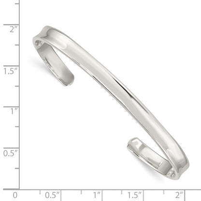 Sterlingsilber 5mm Manschette Armreif