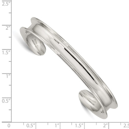 Sterlingsilber 8.5mm Manschette Armreif