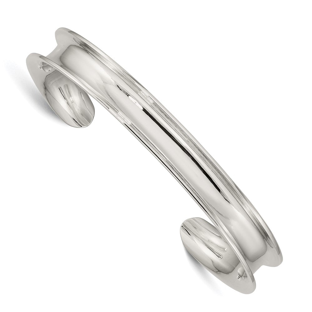 Sterlingsilber 8.5mm Manschette Armreif