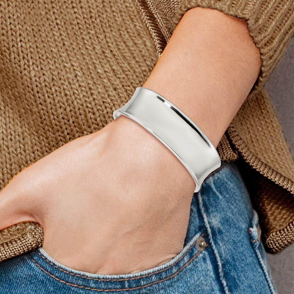 Sterlingsilber 20mm Manschette Armreif Armband