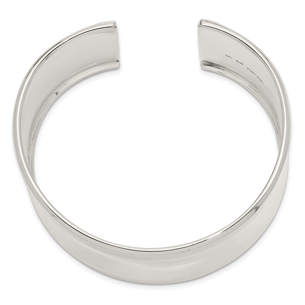 Sterlingsilber 30mm Manschette Armreif Armband
