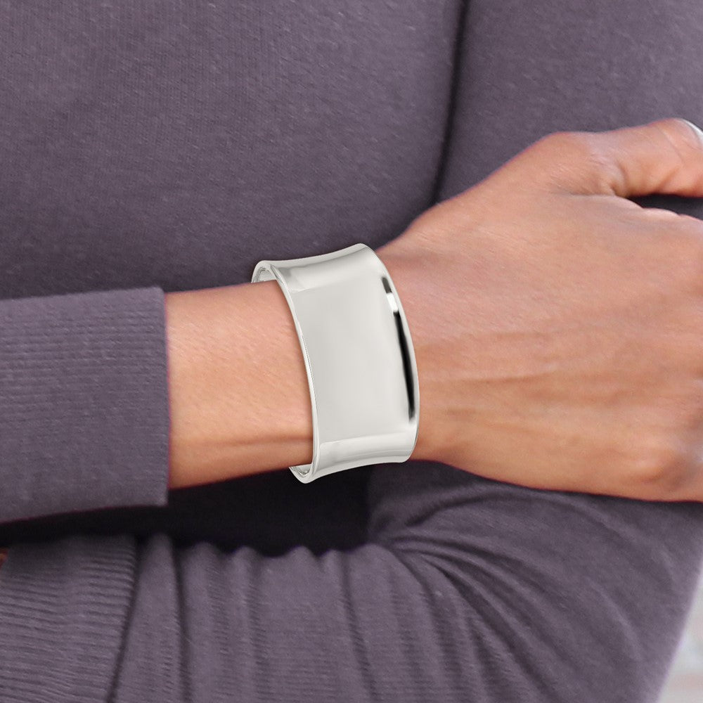 Sterlingsilber 30mm Manschette Armreif Armband