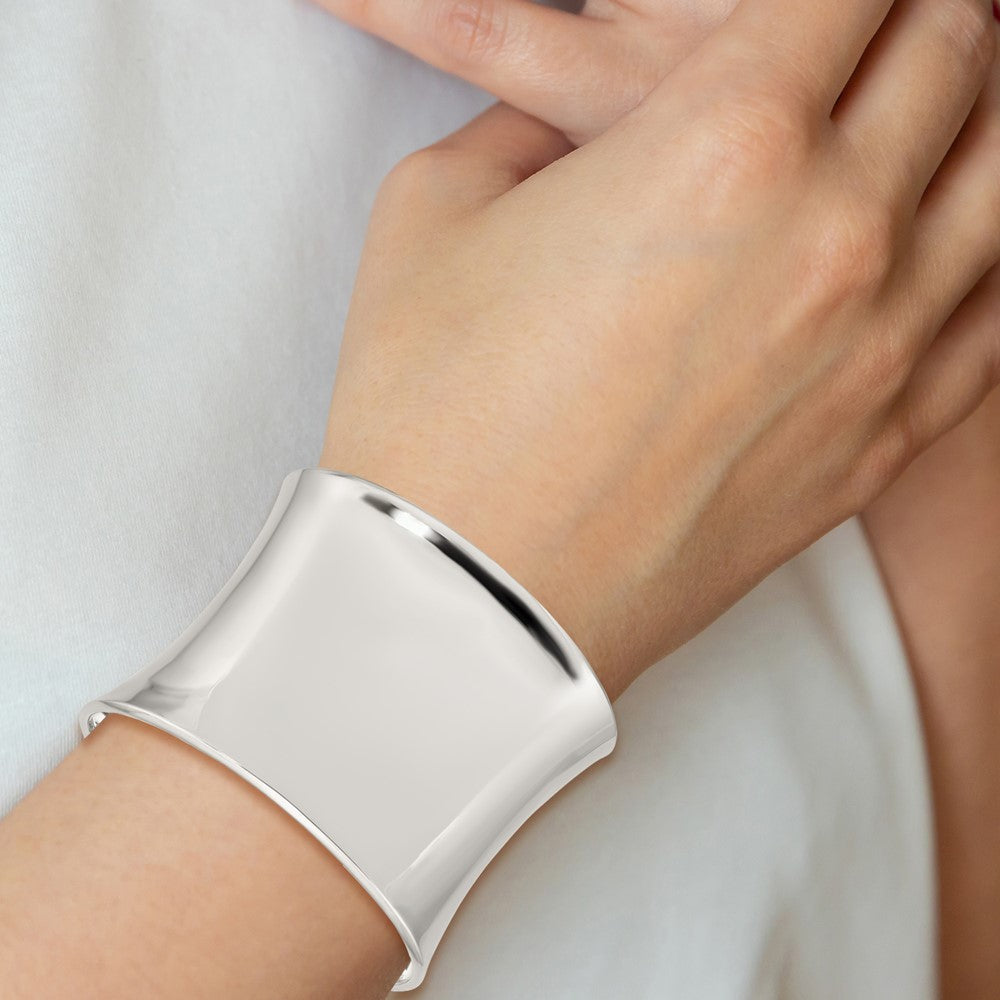 Sterlingsilber 50mm Manschette Armreif Armband