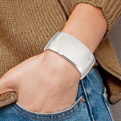 Sterlingsilber 30mm Manschette Armreif Armband