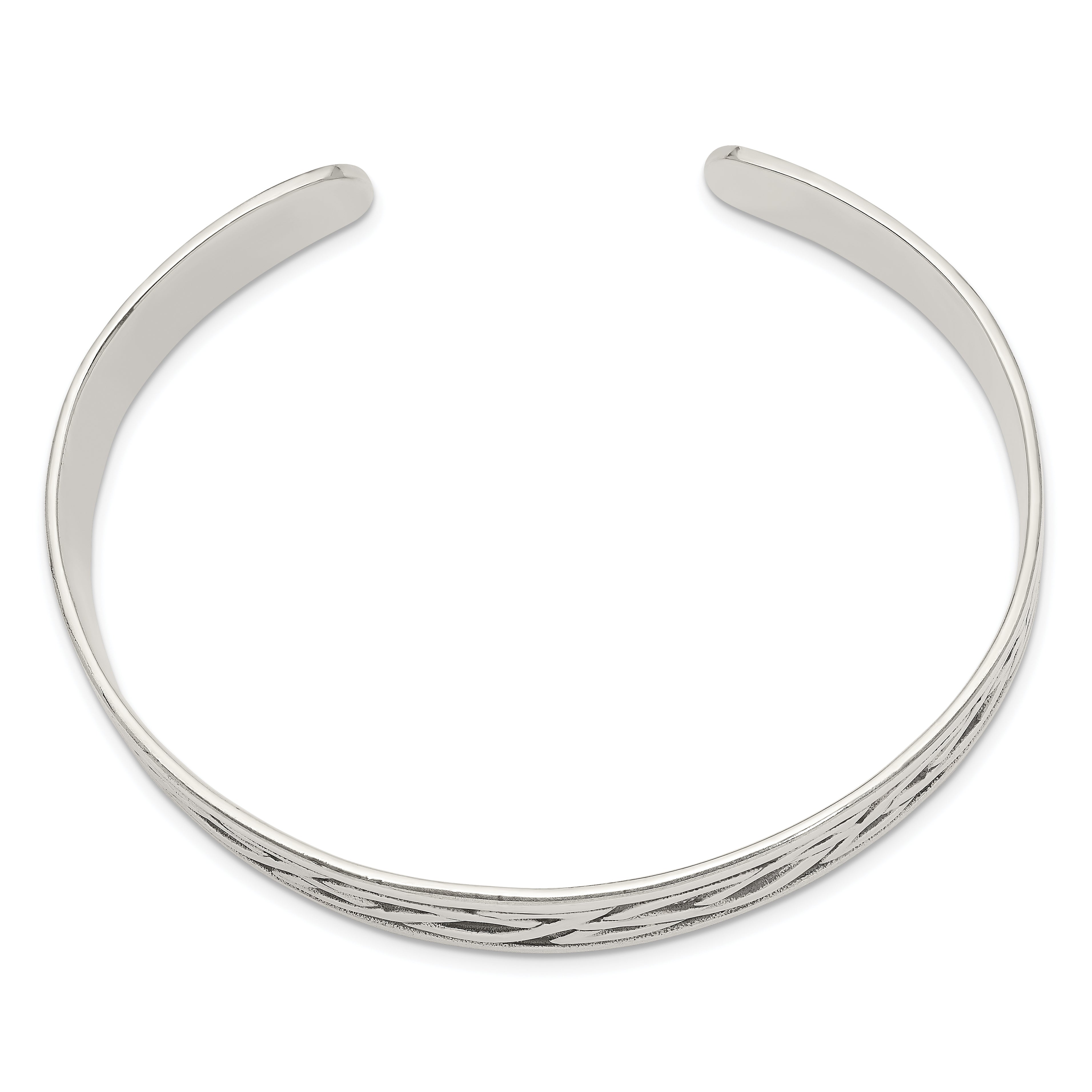Sterlingsilber Antikisiert 12.5mm Keltisch Design Manschette Armreif Armband