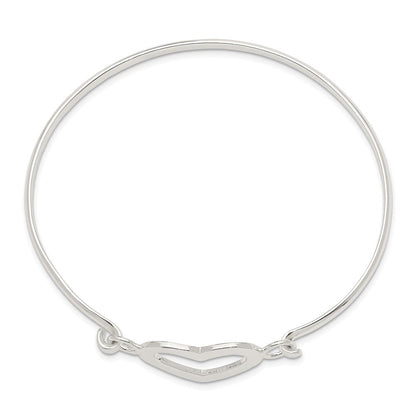 Sterlingsilber Herz Armreif Armband