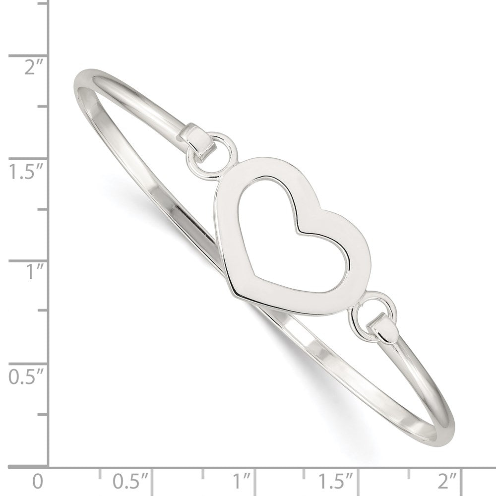 Sterlingsilber Herz Armreif Armband