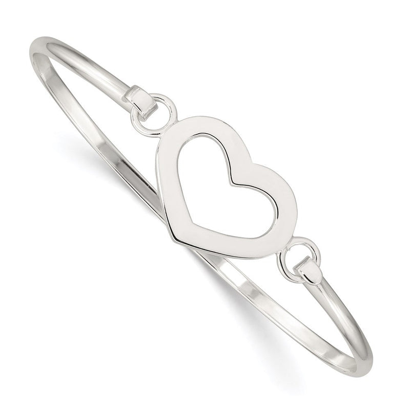Sterlingsilber Herz Armreif Armband
