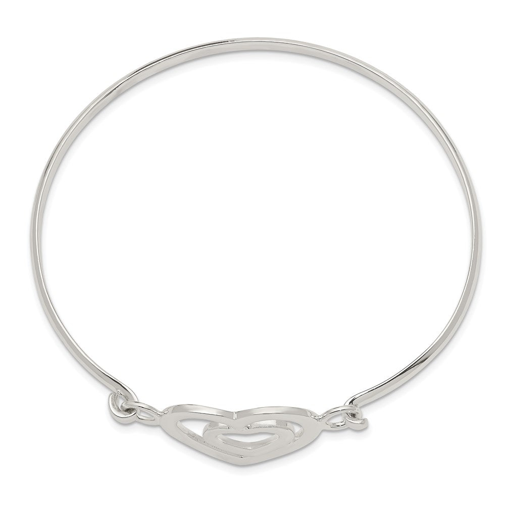 Sterlingsilber Herz Within A Armreif Armband
