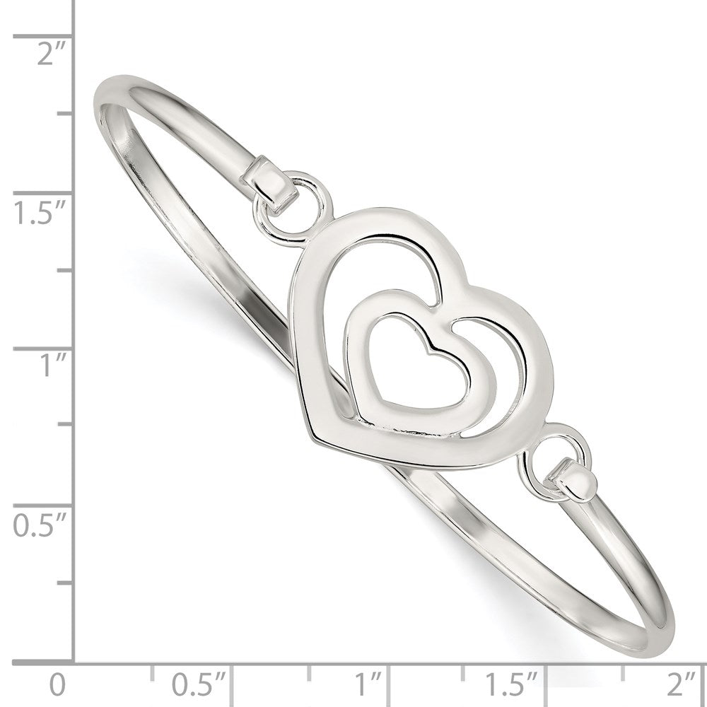 Sterlingsilber Herz Within A Armreif Armband