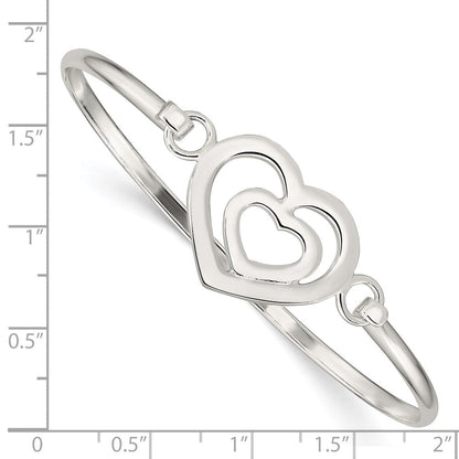 Sterlingsilber Herz Within A Armreif Armband