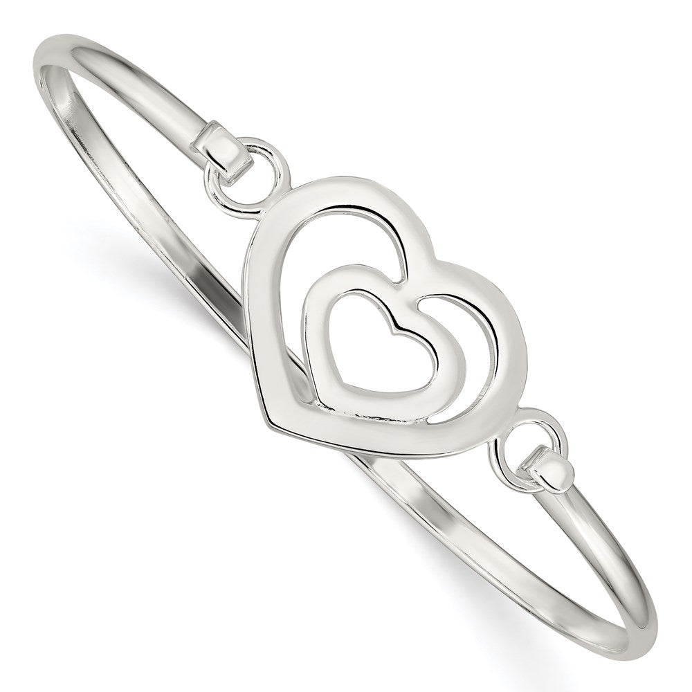 Sterlingsilber Herz Within A Armreif Armband