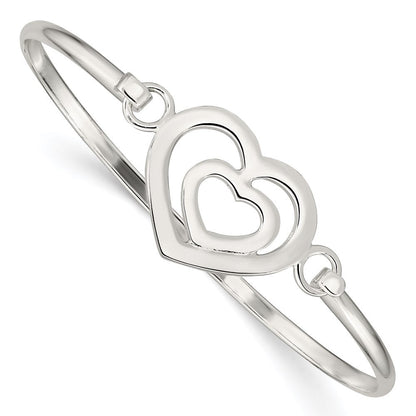Sterlingsilber Herz Within A Armreif Armband