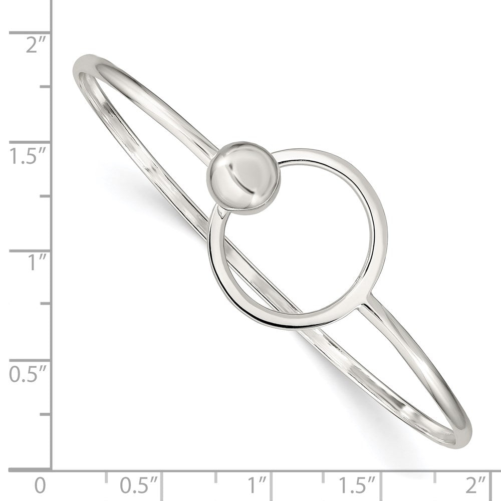Sterlingsilber Kreis Armreif Armband