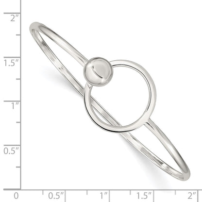 Sterlingsilber Kreis Armreif Armband
