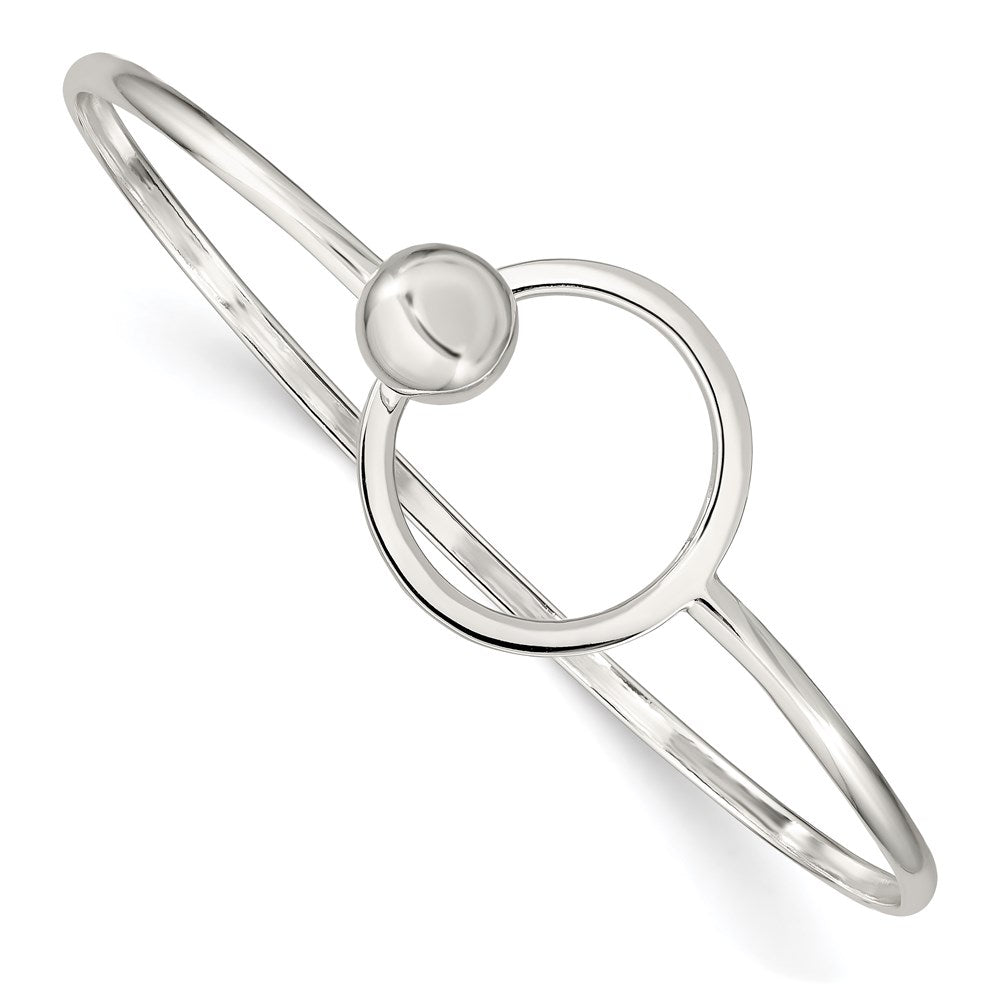 Sterlingsilber Kreis Armreif Armband