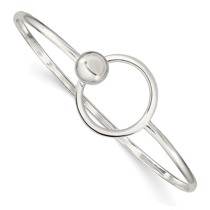 Sterlingsilber Kreis Armreif Armband