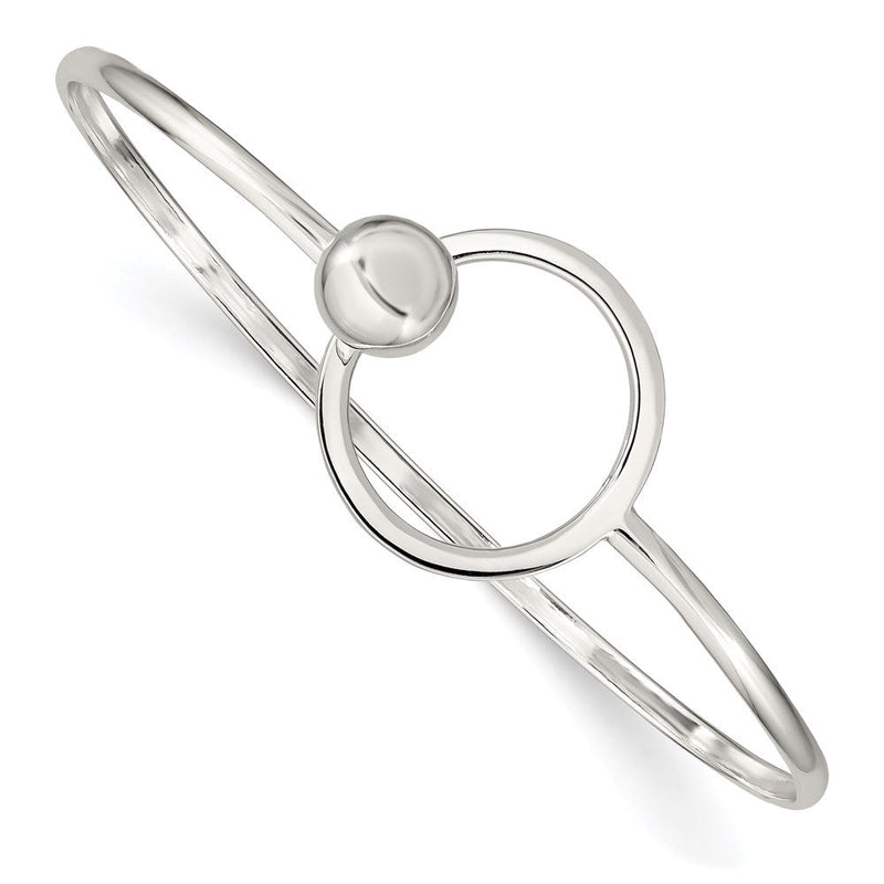 Sterlingsilber Kreis Armreif Armband