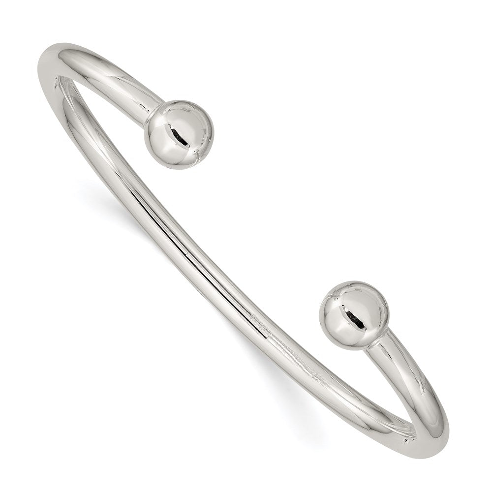 Sterlingsilber 4mm Armreif Armband