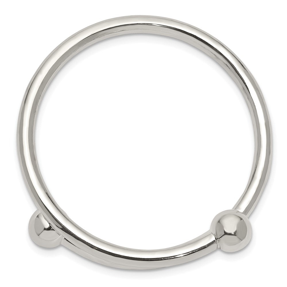 Sterlingsilber Poliert Flexibel Baby Armreif Armband