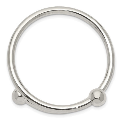 Sterlingsilber Poliert Flexibel Baby Armreif Armband