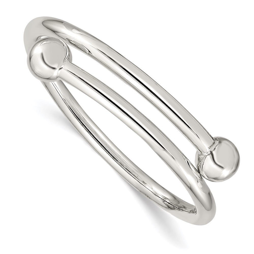 Sterlingsilber Poliert Flexibel Baby Armreif Armband