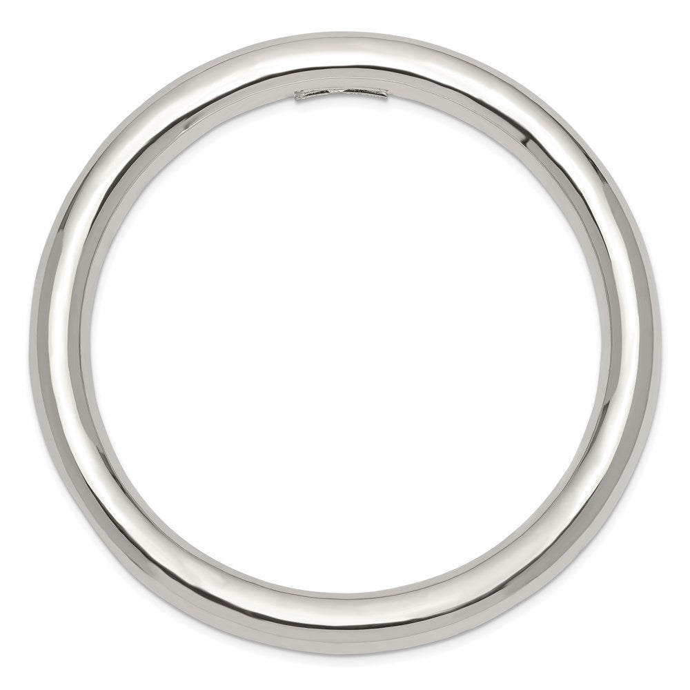 Sterlingsilber 8mm Schieber-on Röhre Armreif