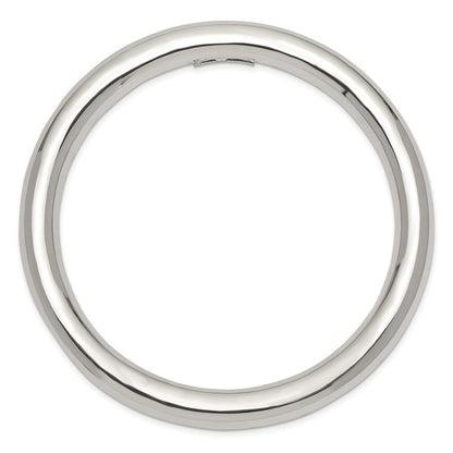 Sterlingsilber 8mm Schieber-on Röhre Armreif