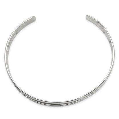 Sterlingsilber Poliert Manschette Armreif