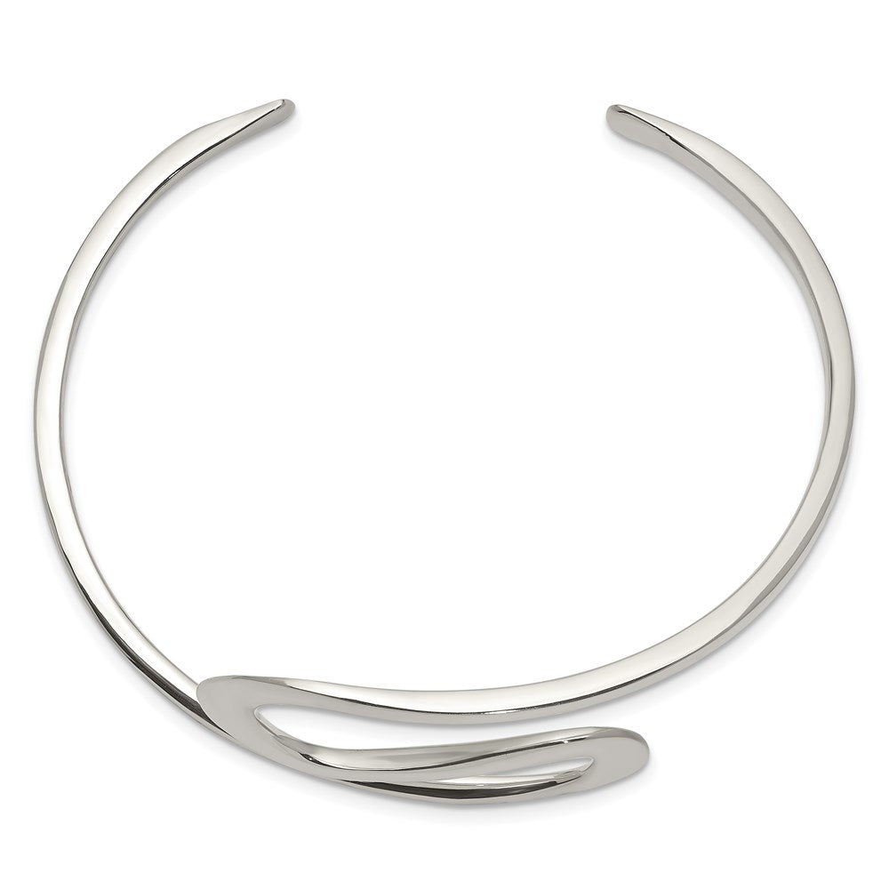 Sterlingsilber Abstract Manschette Armreif
