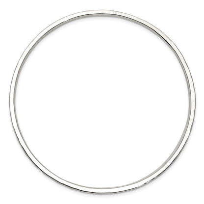 Sterlingsilber Gehämmert Schieber-on Armreif