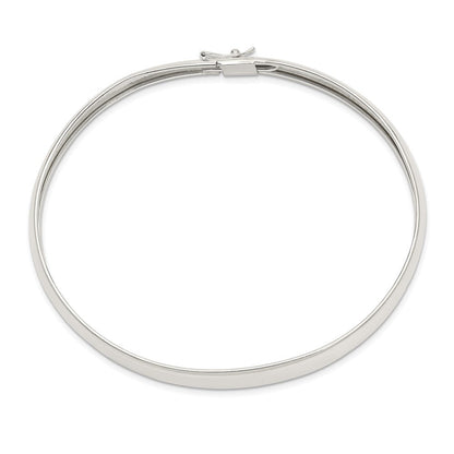 Sterlingsilber 8mm Poliert Flexibel Armreif