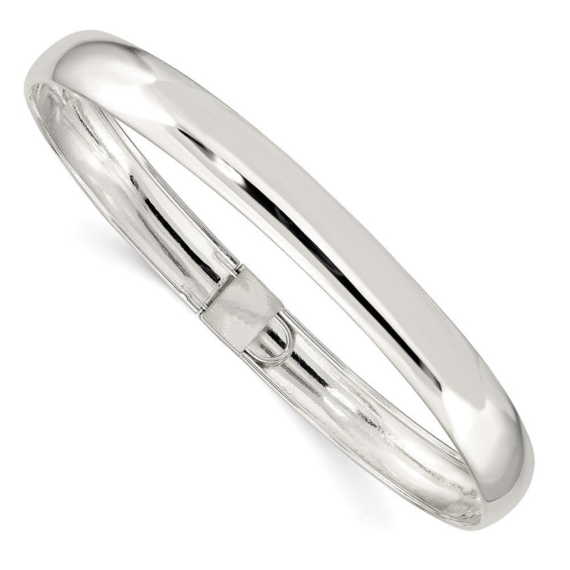 Sterlingsilber 8mm Poliert Flexibel Armreif